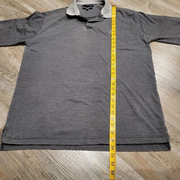 Vintage Regatta Long Sleeve Polo Shirt Men's Size Large - Picture 7 of 7